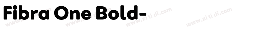 Fibra One Bold字体转换